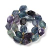 Natural Fluorite Beads Strands G-P541-A01-04-2