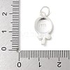 S925 Sterling Silver Pendant STER-H115-05D-S01-3