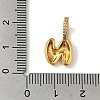 Brass Micro Pave Cubic Zirconia Pendants KK-K345-13N-G-3