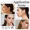 16Pcs 4 Styles Brass & 304 Stainless Steel Cuff Earrings EJEW-HS0001-18P-6