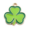 Saint Patrick's Day Alloy Enamel Pendants ENAM-G222-01E-02-1