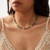 Natural Freshwater Pearl & 925 Sterling Silver Beaded Necklaces for Women NJEW-G154-03G-2