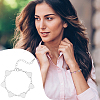 Heart 304 Stainless Steel Cabochon Setting Bracelets BJEW-AB00011-6