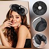 Fascinators Flower Mesh Feathers Organza Hat on a Hair Band Party Headwear for Girls and Women OHAR-WH0014-19B-4
