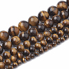 Natural Tiger Eye Beads Strands X-G-S333-6mm-001-2