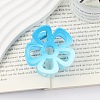 Gradient Hollow Flower Plastic Claw Hair Clips PW-WG87417-06-1