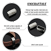 Unicraftale 2Pcs 304 Stainless Steel Belt Loop Keepers STAS-UN0051-34-5