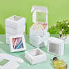 Foldable Creative Kraft Paper Mailer Boxes with Visible Window LS-CON-WH0113-08B-03-4
