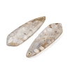 Natural Fossil Coral Pendants G-B187-01C-01-2