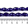 Transparent Imitation Jade Glass Beads Strands GLAA-N005-T8mm-D07-4