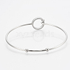 304 Stainless Steel Bangles STAS-N084-04-4