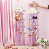 Cloud Wooden Hairpin Hair Clip Hanging Holder Storage Organizer WH-WG78846-03-3