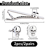 Alloy Cufflinks & Tie Clips Sets AJEW-WH0886-09A-2