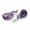 Natural Amethyst Pendants G-NH0025-14P-01-2