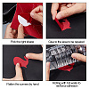  12 Sheets 12 Colors Nylon Repair Patches DIY-NB0008-81-3