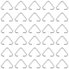 SUNNYCLUE 400Pcs 304 Stainless Steel Triangle Rings STAS-SC0006-24-1
