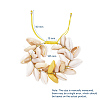 (Jewelry Parties Factory Sale)Adjustable Nylon Thread Cord Braided Bead Bracelets BJEW-JB05117-6
