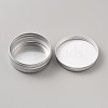 Aluminium Shallow Round Candle Tins AJEW-WH0166-28A-03-2