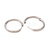 Tarnish Resistant 201 Stainless Steel Huggie Hoop Earrings EJEW-L250-01G-P-3