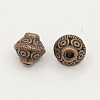 Tibetan Style Bicone Spacer Beads TIBEB-X0003-NR-2