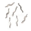 Non-Tarnish 304 Stainless Steel Links Connector Charms STAS-Q323-08P-1