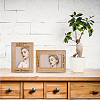 Natural Wood Photo Frames DIY-WH0247-001-5