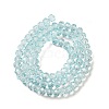Transparent Baking Paint Glass Beads X1-DGLA-A034-T6mm-D06-2