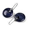 Natural Lapis Lazuli Dangle Earrings EJEW-C119-01P-08-3