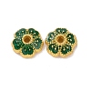 Alloy Enamel Bead Caps LS-ENAM-D027-01A-04G-1