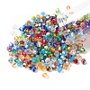 1500Pcs 15 Style Faceted Bicone Glass Beads EGLA-FS0001-03-4