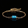 Natural Apatite Link Bracelets PW-WG12151-07-1