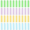 40Pcs 4 Colors Alloy Cord End FIND-GF0008-47B-1