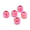 Spray Painted Acrylic Beads MACR-S824-12mm-2