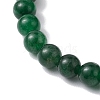 Natural Emerald Quartz Beaded Bracelets BJEW-JB10214-02-3