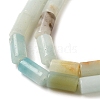 Natural Flower Amazonite Beads Strands G-B091-A08-01-4