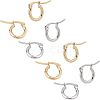 Unicraftale 304 Stainless Steel Hoop EarRing Shapes EJEW-UN0001-41-1