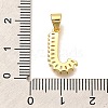 Rack Plating Brass Micro Pave Cubic Zirconia Pendants KK-L226-100G-J-3