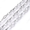 Tarnish Resistant 304 Stainless Steel Link Chains STAS-P219-36-1