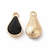 Faceted Glass Rhinestone Pendants FIND-G049-01G-07-1