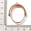 Alloy Open Back Bezel Pendants PALLOY-I223-11RG-3