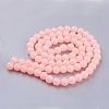 Imitation Jade Glass Beads Strands DGLA-S076-10mm-04-2