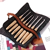 Aluminium Oxide Crochet Hooks Set with Wood Handle PW-WGD1F67-01-2