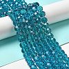 Transparent Glass Beads X-EGLA-A035-T10mm-D12-2