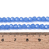 Faceted(32 Facets) Glass Beads Strands EGLA-J042-36A-02-4