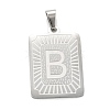 Non-Tarnish 304 Stainless Steel Pendants STAS-K216-48B-P-1