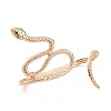 Alloy Snake Open Palm Cuff Bangles BJEW-O180-01LG-1