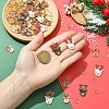 DIY Christmas Reindeer Earring Making Kit DIY-YW0017-80-3