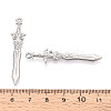 304 Stainless Steel Pendants STAS-N114-59P-3