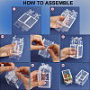 CRASPIRE 40Pcs 2 Styles Foldable Transparent PVC Boxes CON-CP0001-014-6