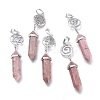 Natural Rhodochrosite Pointed Big Pendants G-D0021-01P-19-1